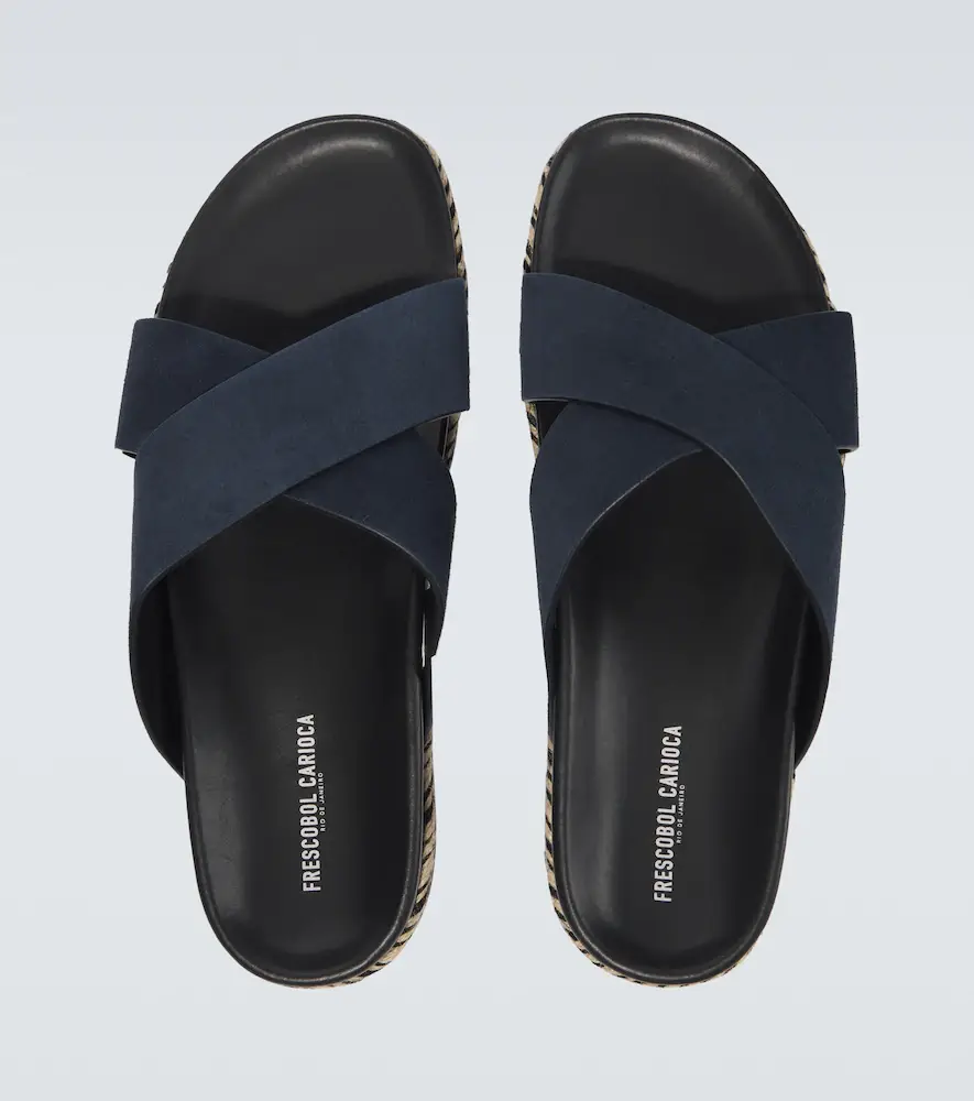 Frescobol Carioca Breno suede espadrille sandals | Thumbnail 6