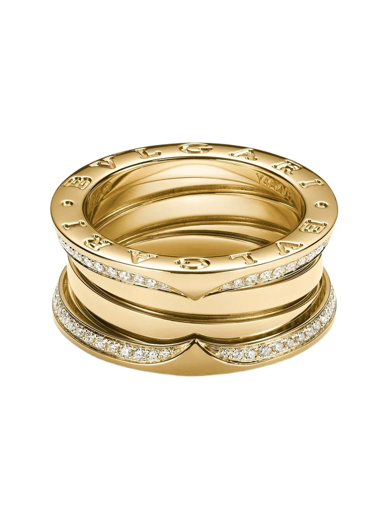 BVLGARI B. zero1 18kt gold ring with diamonds