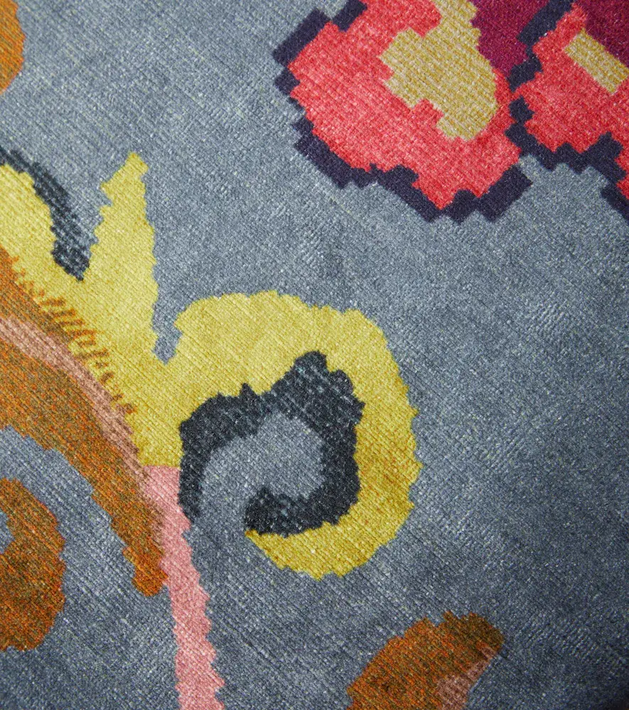 Etro Nimphea velvet cushion | Thumbnail 3 Etro Nimphea velvet cushion | Thumbnail 3