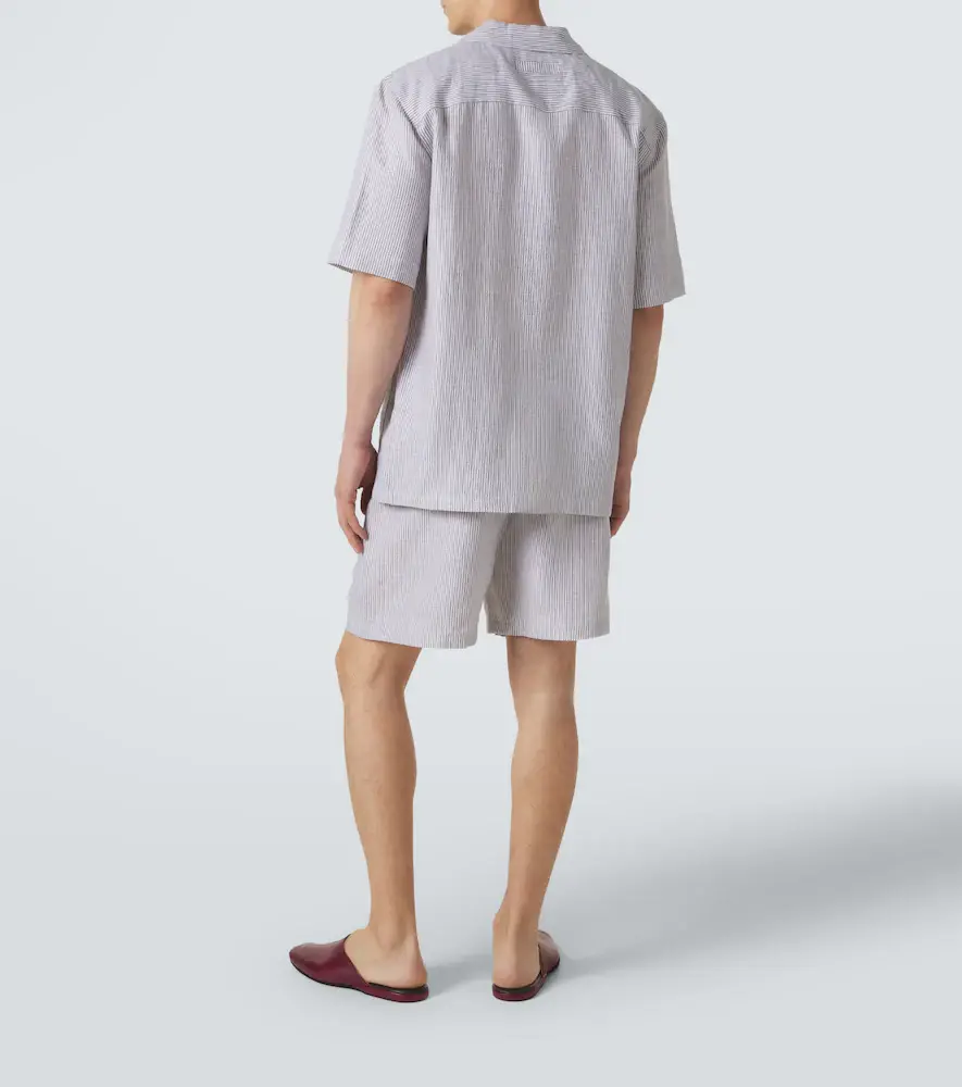 Zegna Striped linen pajamas | Thumbnail 3 Zegna Striped linen pajamas | Thumbnail 3
