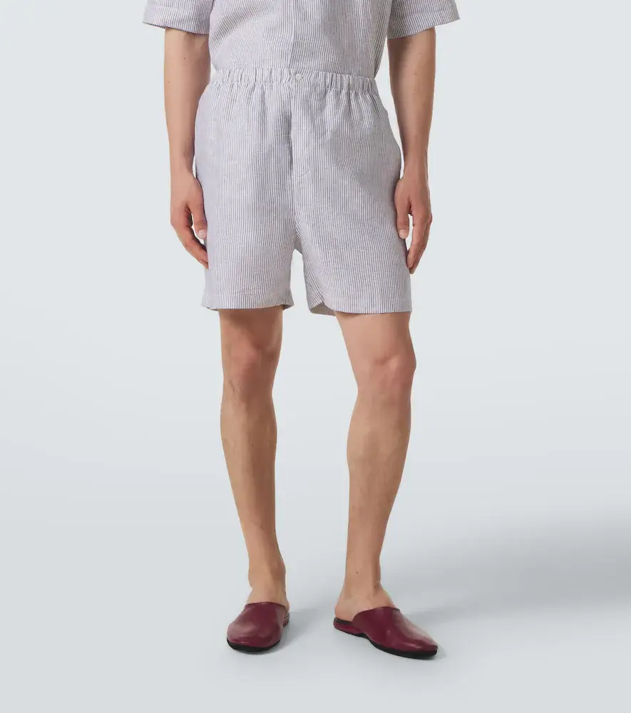 Zegna Striped linen pajamas | Thumbnail 4 Zegna Striped linen pajamas | Thumbnail 4