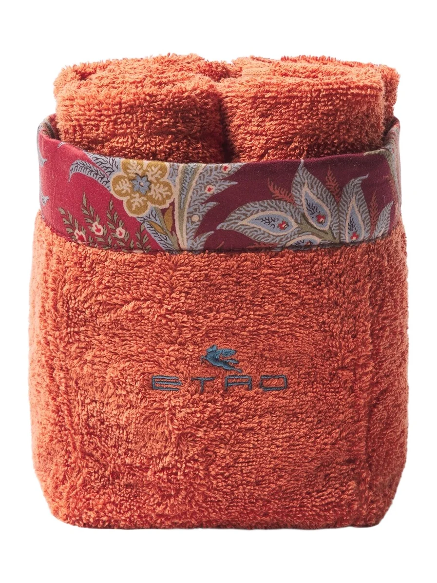 Etro Caladium set of 4 cotton terry face towels