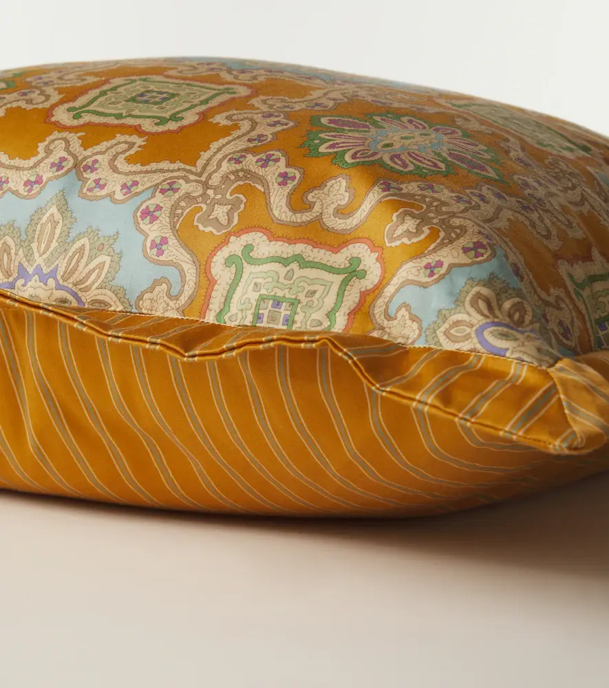 Etro Mosaico cotton cushion | Thumbnail 2