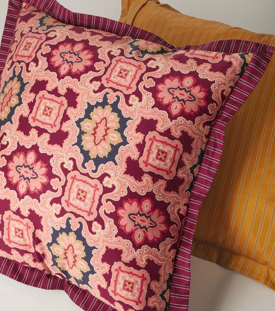 Etro Mosaico cotton cushion | Thumbnail 2