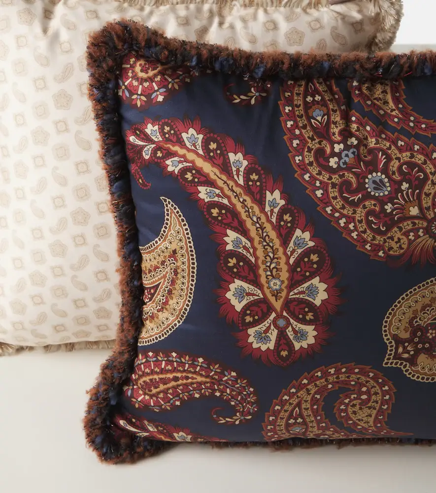 Etro Paisley cotton cushion | Thumbnail 2 Etro Paisley cotton cushion | Thumbnail 2