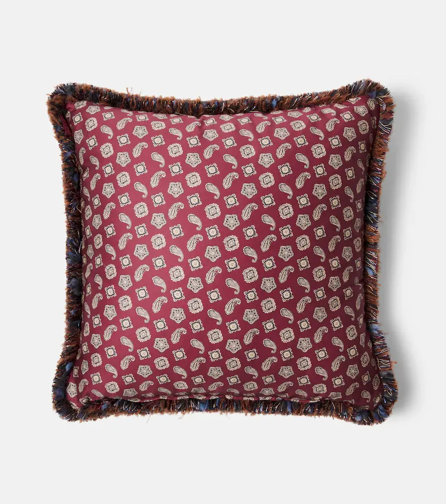 Etro Paisley cotton cushion | Thumbnail 4 Etro Paisley cotton cushion | Thumbnail 4