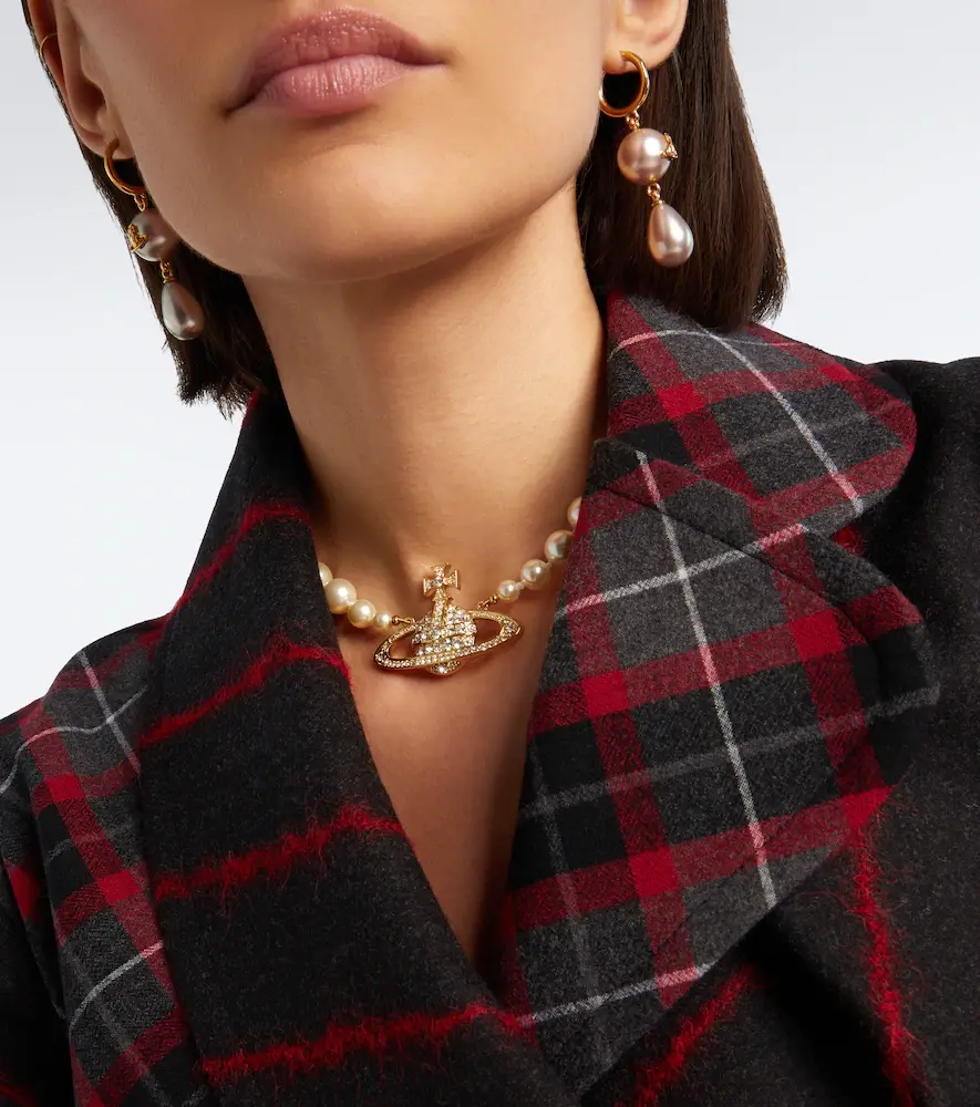 Vivienne Westwood Orb embellished faux pearl drop earrings | Thumbnail 4 Vivienne Westwood Orb embellished faux pearl drop earrings | Thumbnail 4