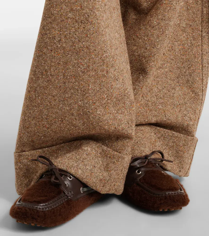 Brunello Cucinelli Monili shearling mules | Thumbnail 4