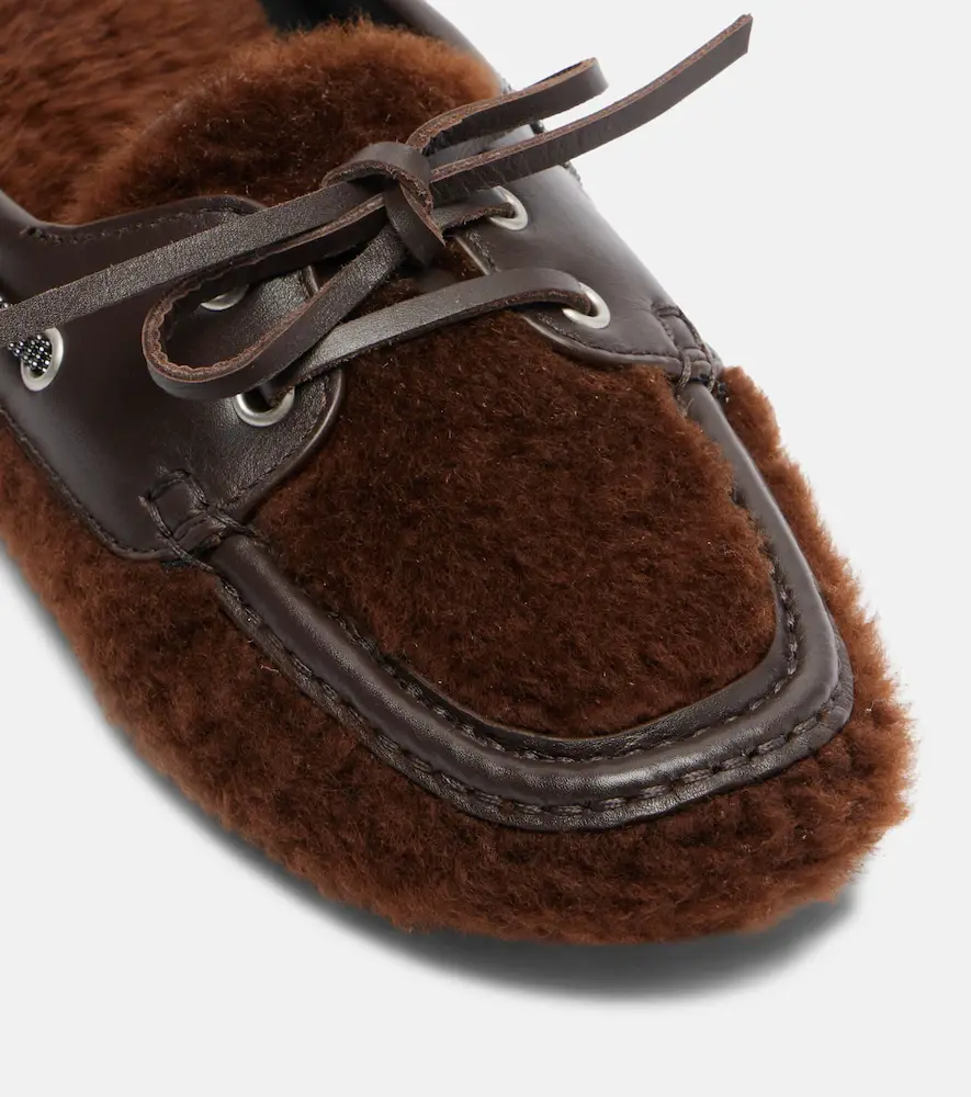 Brunello Cucinelli Monili shearling mules | Thumbnail 6