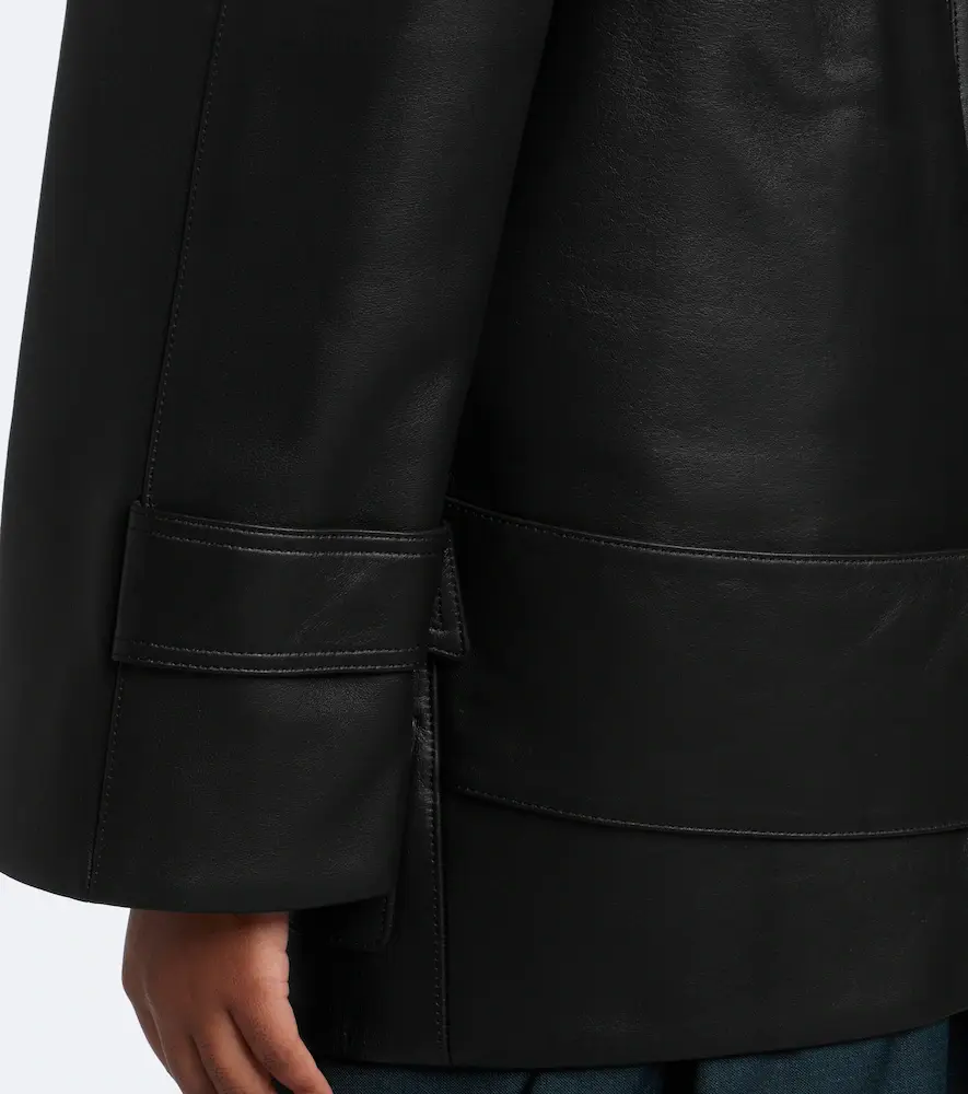 Victoria Beckham Leather coat | Thumbnail 3 Victoria Beckham Leather coat | Thumbnail 3