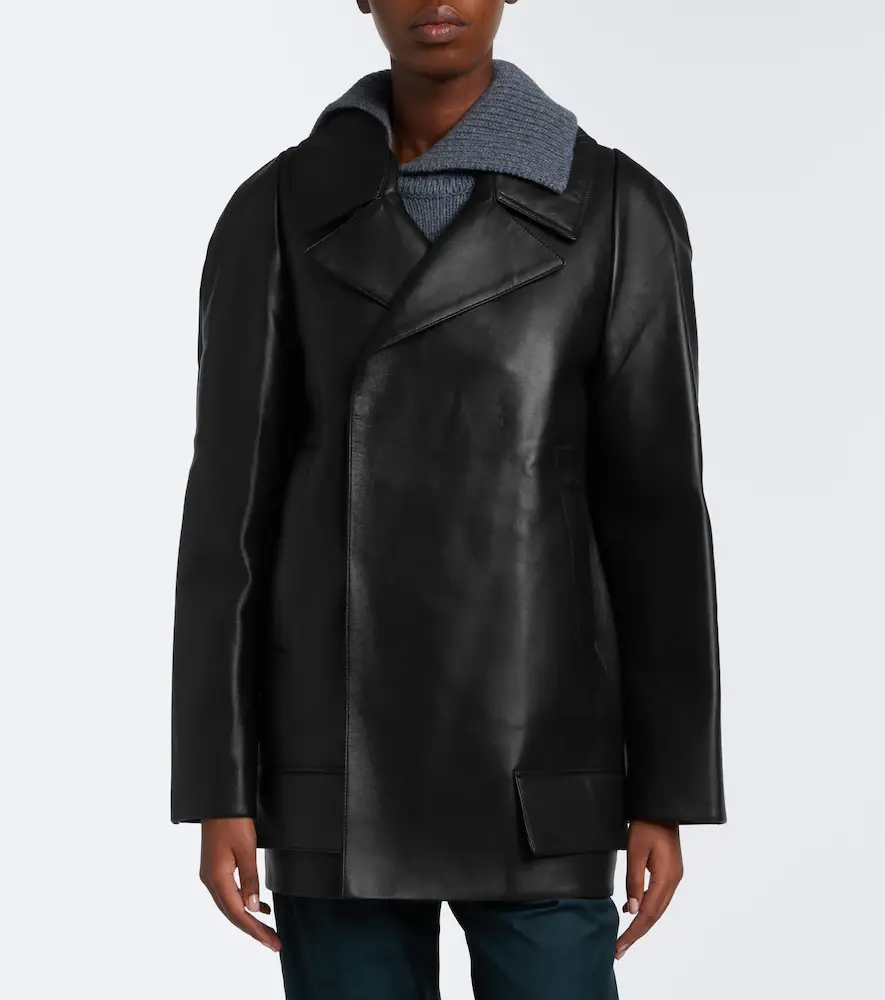 Victoria Beckham Leather coat | Thumbnail 5 Victoria Beckham Leather coat | Thumbnail 5
