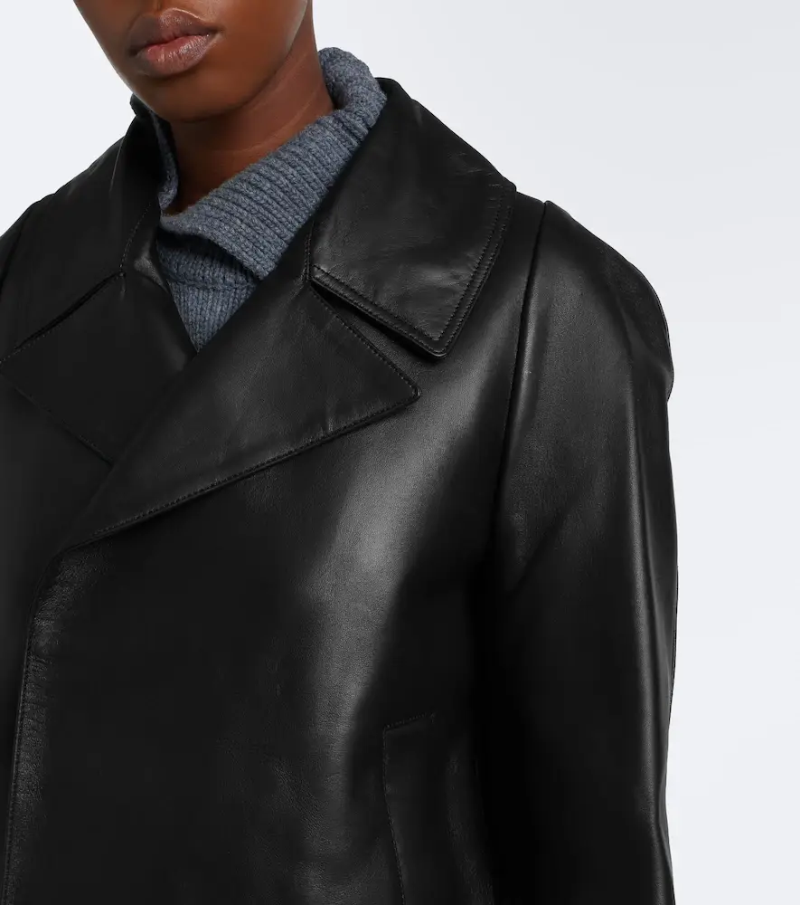 Victoria Beckham Leather coat | Thumbnail 6 Victoria Beckham Leather coat | Thumbnail 6