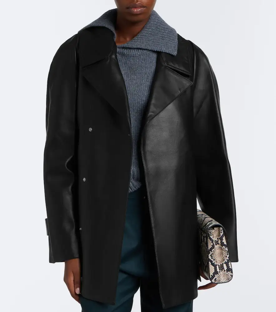Victoria Beckham Leather coat | Thumbnail 7 Victoria Beckham Leather coat | Thumbnail 7