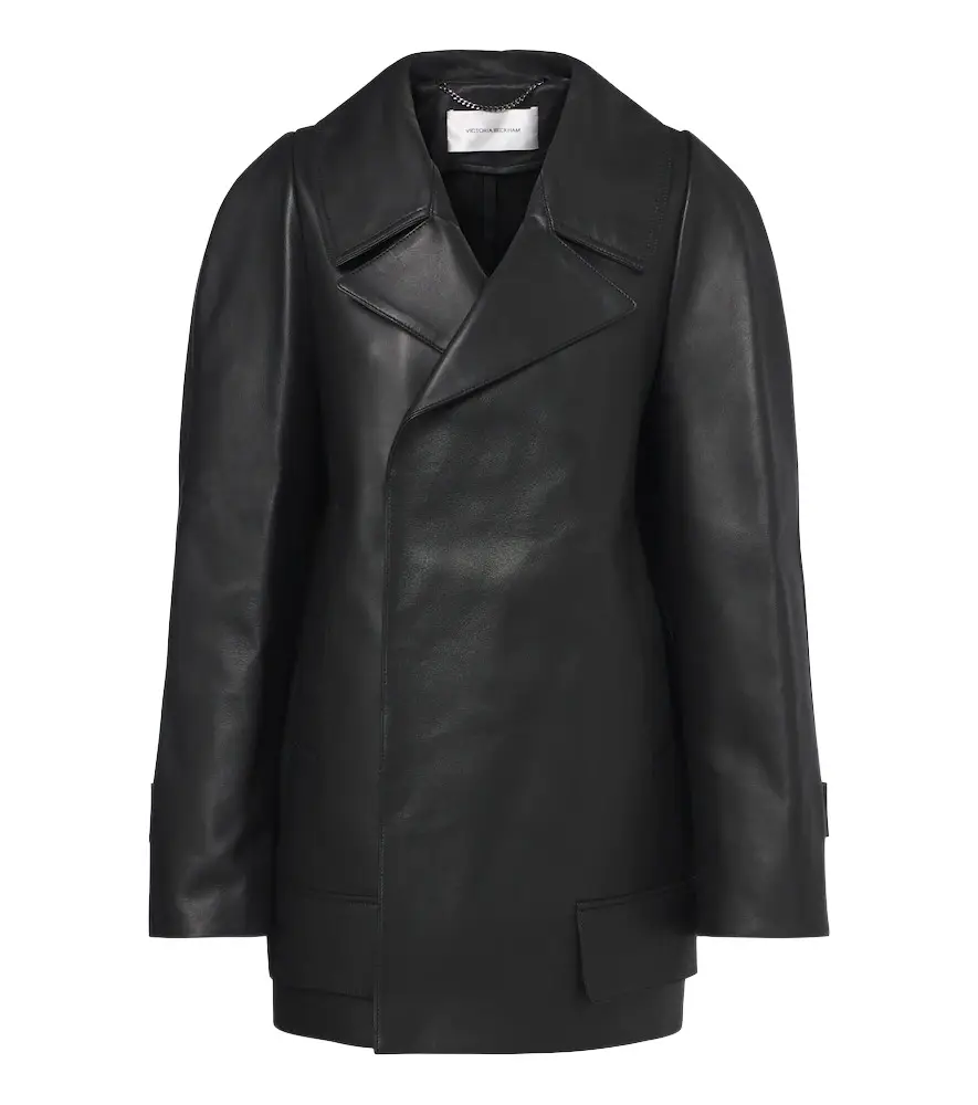 Leather coat Leather coat