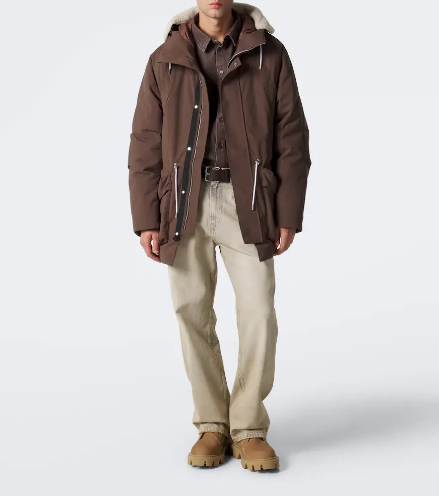 Nomaka Beverin teddy-trimmed hooded down jacket | Thumbnail 6 Nomaka Beverin teddy-trimmed hooded down jacket | Thumbnail 6