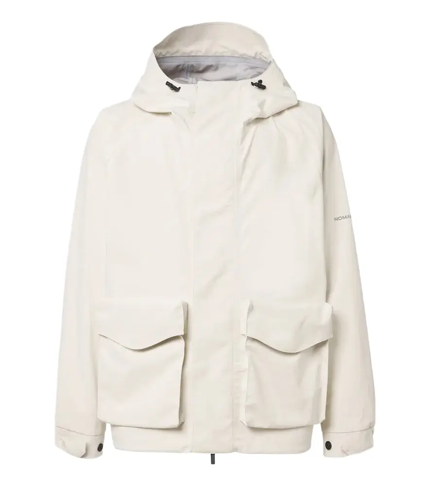 Laret hooded technical jacket