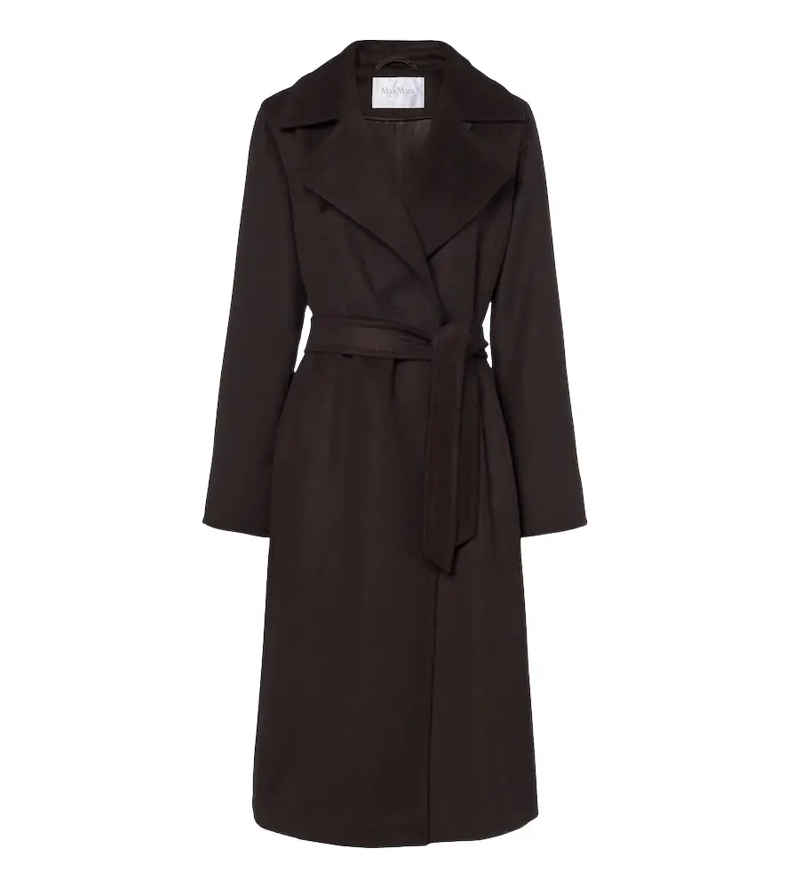 Manuela camel hair wrap coat Manuela camel hair wrap coat
