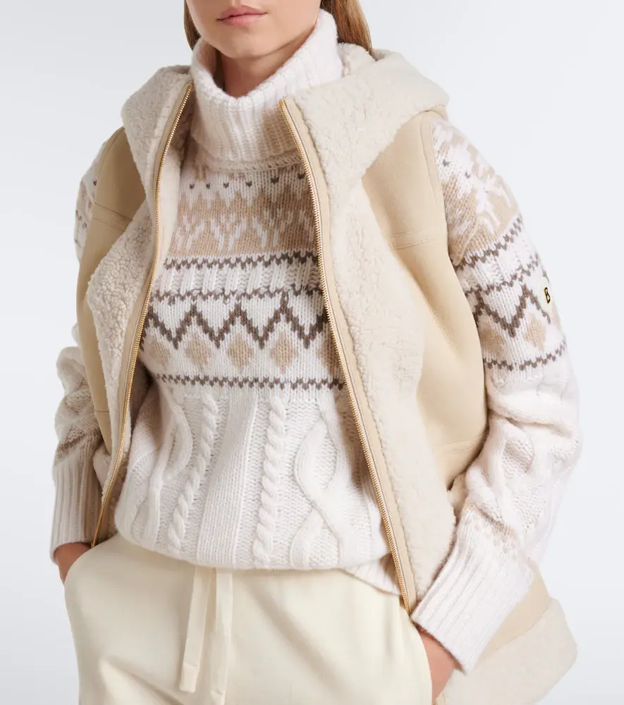 Bogner Lorely jacquard cashmere turtleneck sweater | Thumbnail 3