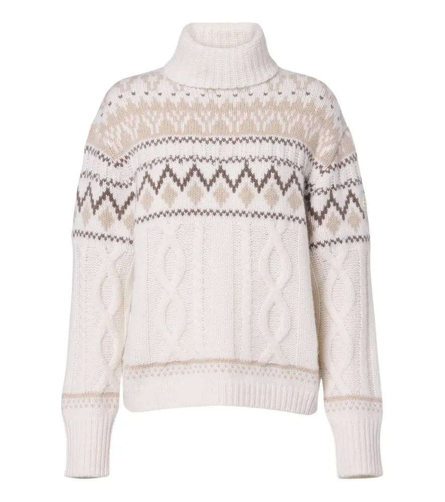 Lorely jacquard cashmere turtleneck sweater Lorely jacquard cashmere turtleneck sweater