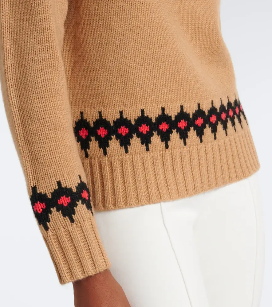 Bogner Ingrid Fair Isle cashmere turtleneck sweater | Thumbnail 2