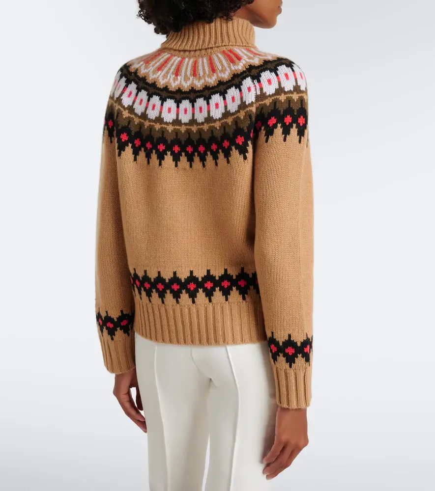 Bogner Ingrid Fair Isle cashmere turtleneck sweater | Thumbnail 5