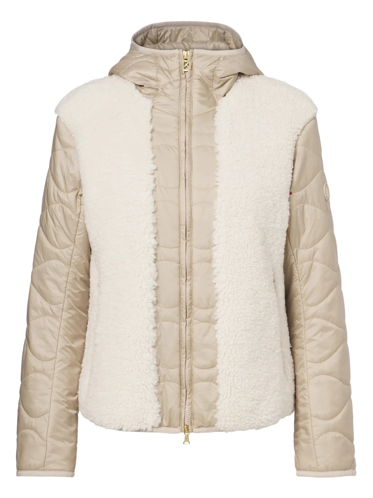 Bogner Bibi quilted teddy-trimmed jacket