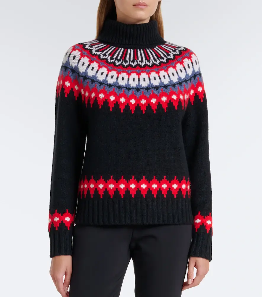 Bogner Ingrid jacquard cashmere turtleneck sweater | Thumbnail 3