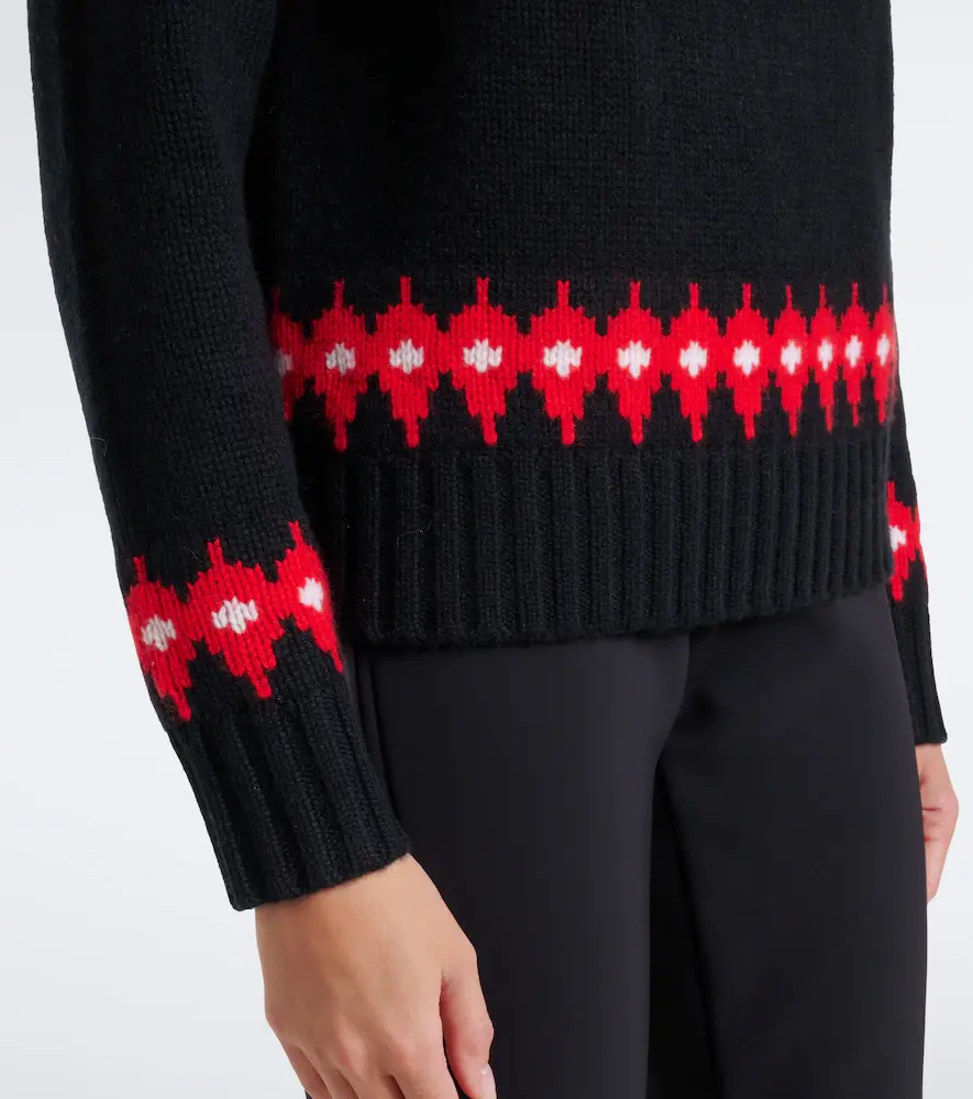 Bogner Ingrid jacquard cashmere turtleneck sweater | Thumbnail 6