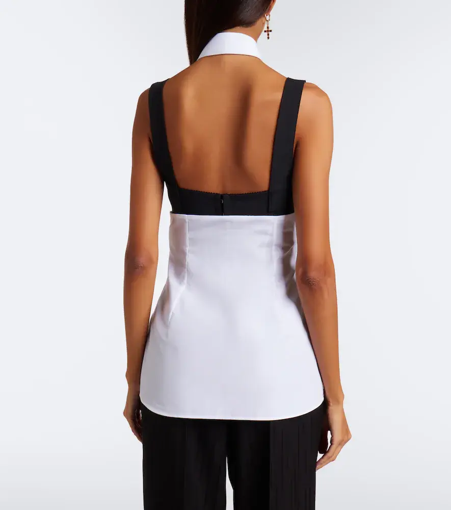 Dolce & Gabbana Cotton poplin top | Thumbnail 2 Dolce & Gabbana Cotton poplin top | Thumbnail 2