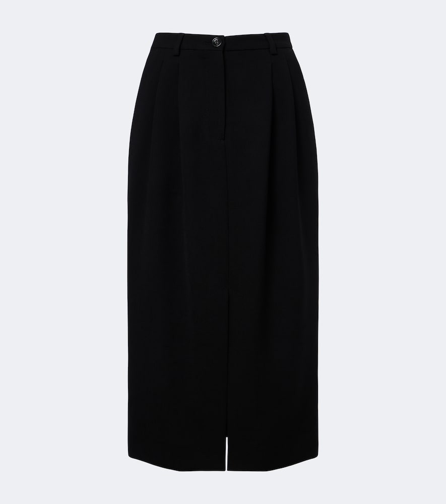Dolce & Gabbana Virgin wool crêpe pencil skirt