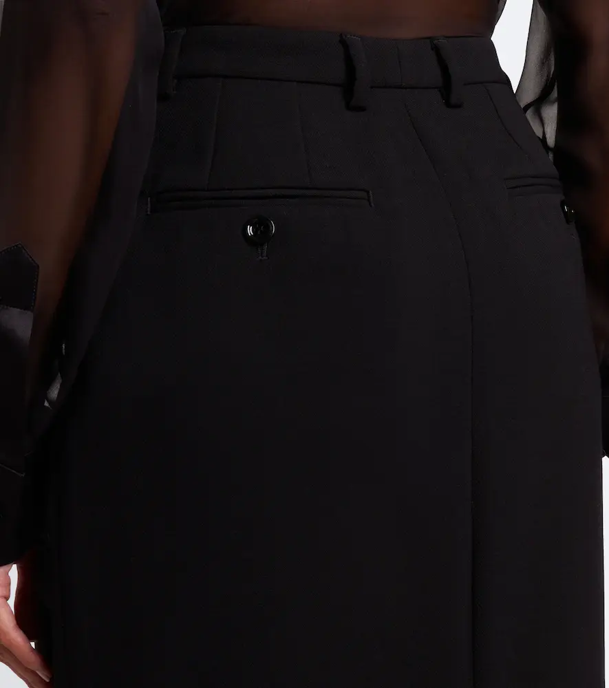 Dolce & Gabbana Virgin wool crêpe pencil skirt | Thumbnail 5