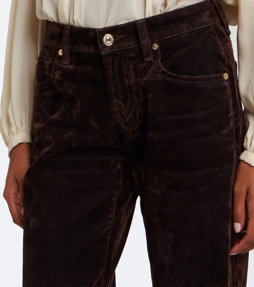 7 For All Mankind Low-rise straight jeans | Thumbnail 3 7 For All Mankind Low-rise straight jeans | Thumbnail 3
