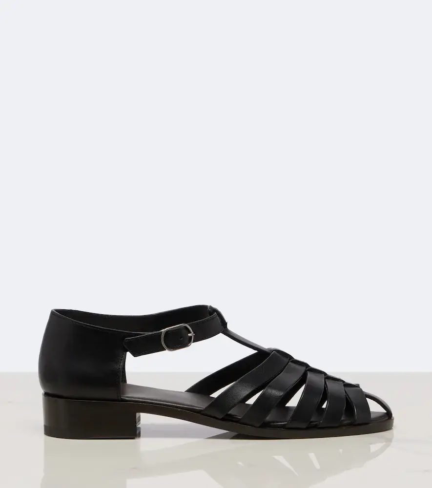 The Row Phoebe leather sandals | Thumbnail 2