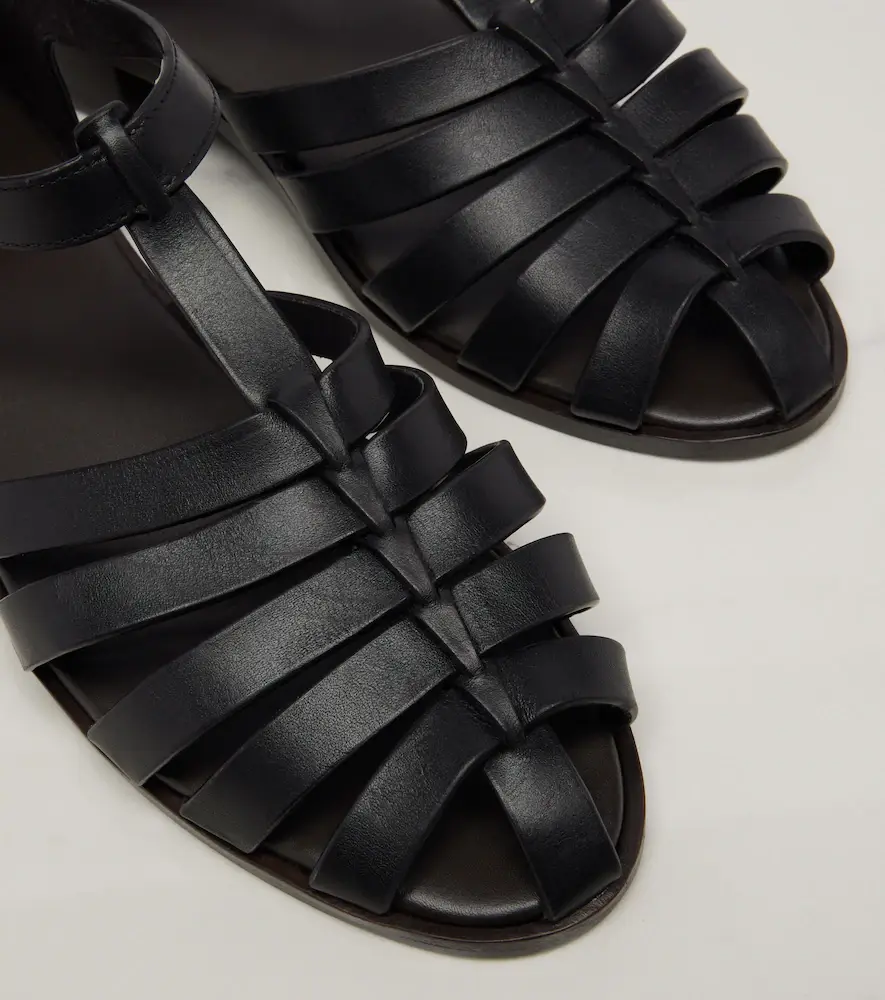 The Row Phoebe leather sandals | Thumbnail 4