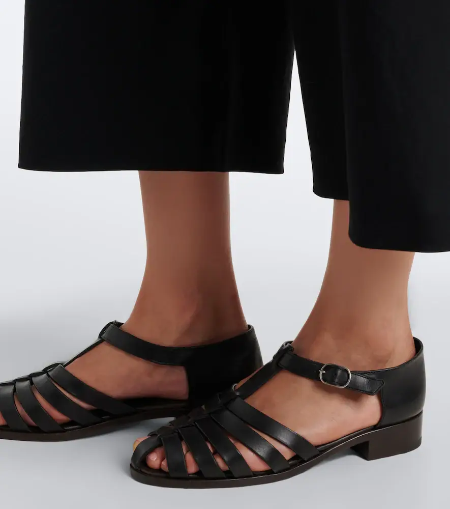 The Row Phoebe leather sandals | Thumbnail 6