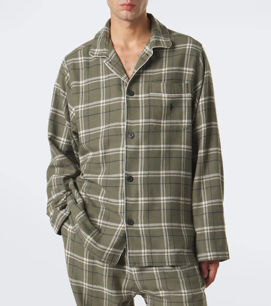 Polo Ralph Lauren Checked cotton flannel pajamas | Thumbnail 2 Polo Ralph Lauren Checked cotton flannel pajamas | Thumbnail 2