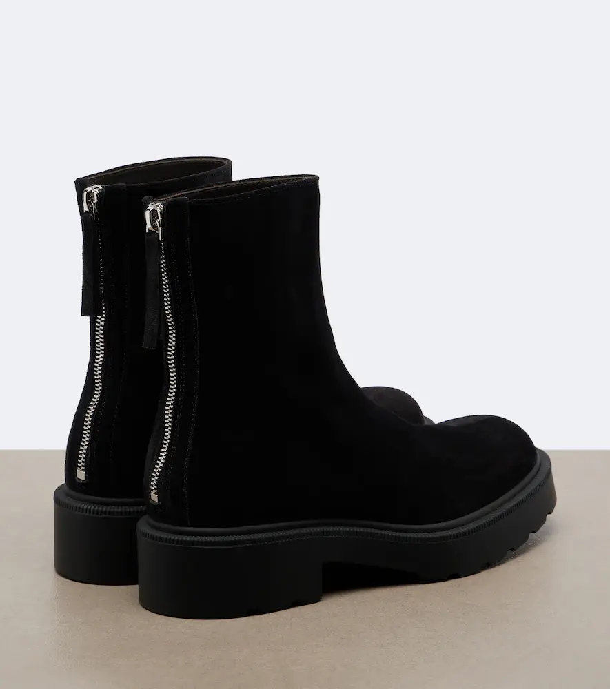 The Row Nobilis suede ankle boots | Thumbnail 3 The Row Nobilis suede ankle boots | Thumbnail 3