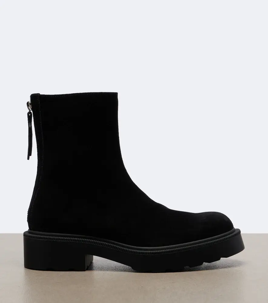 The Row Nobilis suede ankle boots | Thumbnail 4 The Row Nobilis suede ankle boots | Thumbnail 4