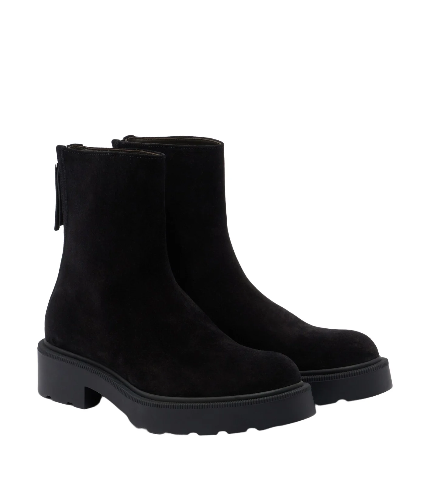 The Row Nobilis suede ankle boots