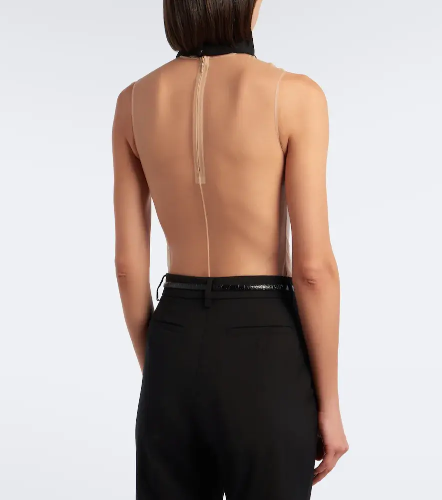 Courrèges Courrèges Tulle bodysuit | Thumbnail 3