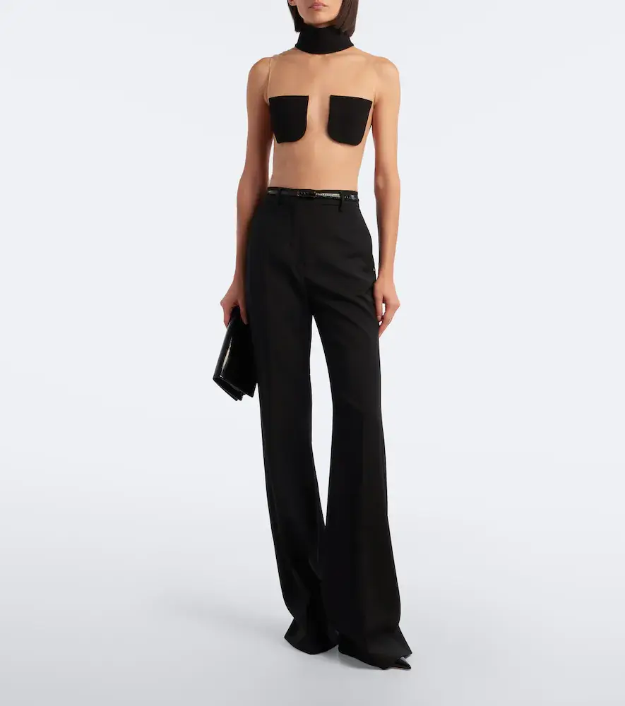 Courrèges Courrèges Tulle bodysuit | Thumbnail 4