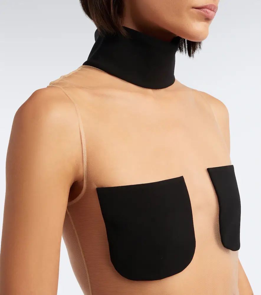 Courrèges Courrèges Tulle bodysuit | Thumbnail 5