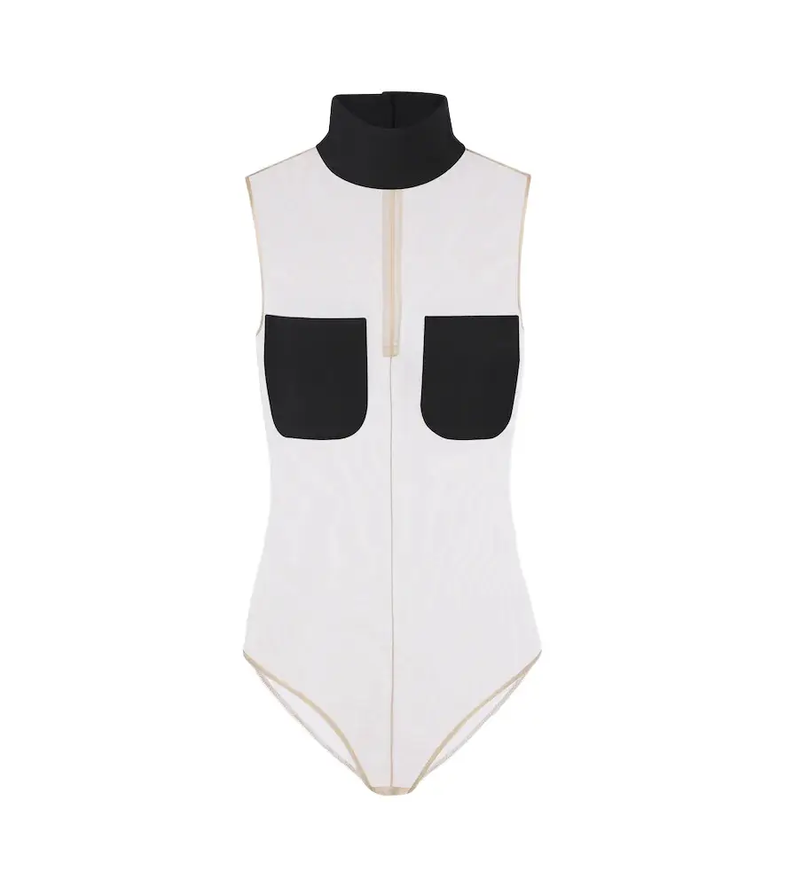 Courrèges Tulle bodysuit Courrèges Tulle bodysuit