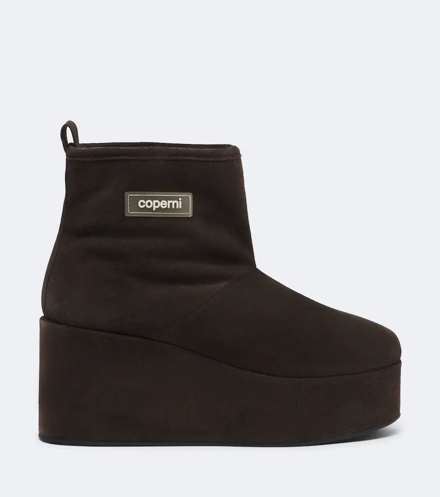 Coperni Shearling-lined suede wedge boots | Thumbnail 2 Coperni Shearling-lined suede wedge boots | Thumbnail 2