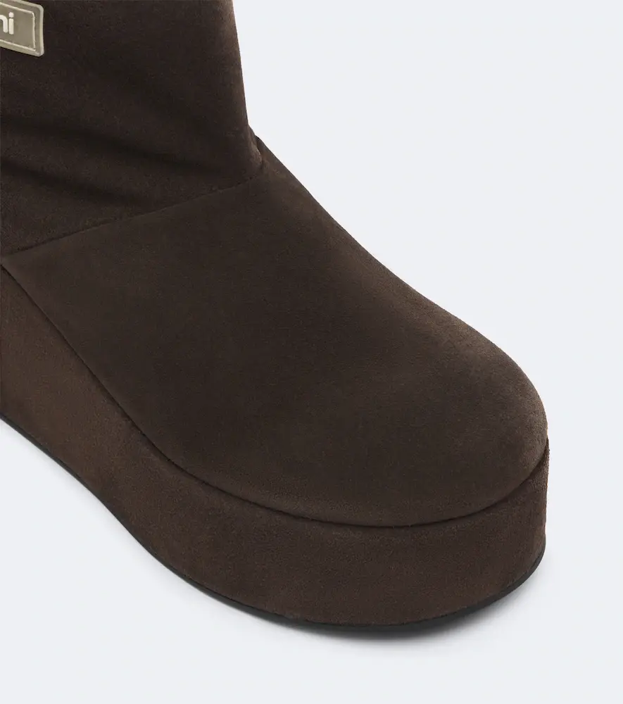 Coperni Shearling-lined suede wedge boots | Thumbnail 3 Coperni Shearling-lined suede wedge boots | Thumbnail 3