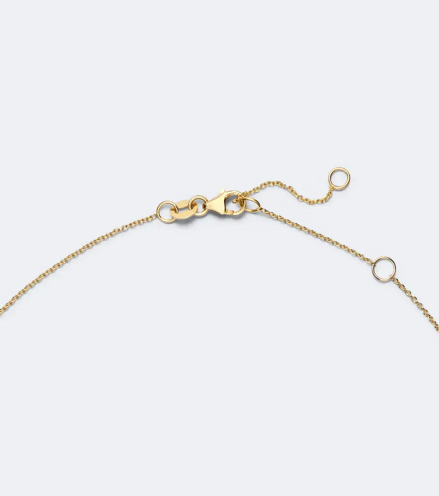 SHAY JEWELRY Petite East West Fancy 18kt gold pendant necklace with diamonds | Thumbnail 4
