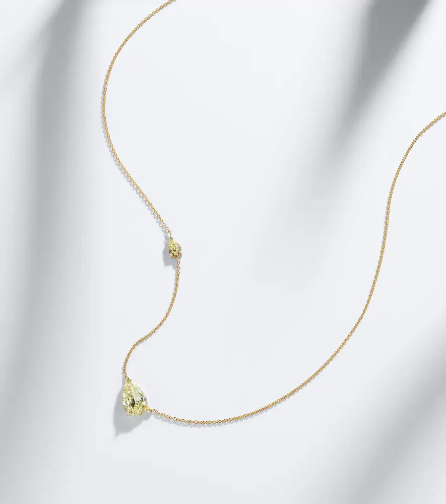 SHAY JEWELRY Petite East West Fancy 18kt gold pendant necklace with diamonds | Thumbnail 6