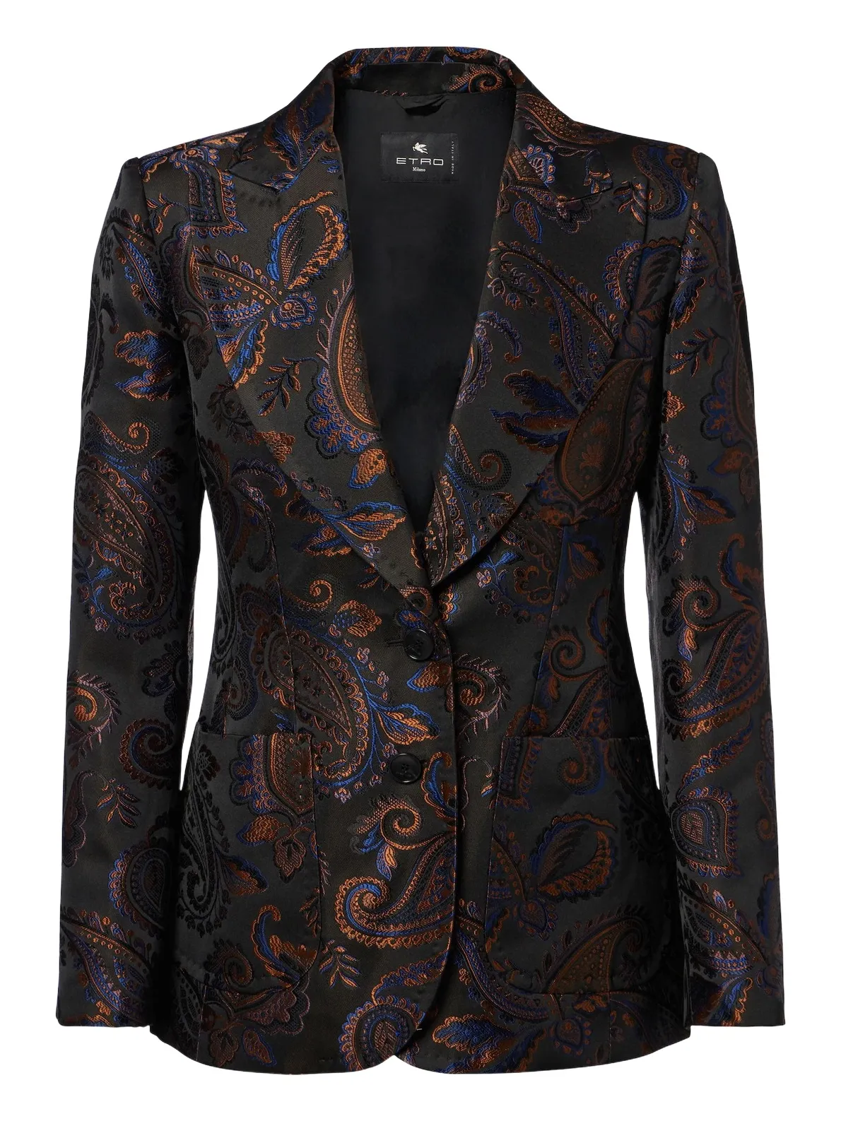 Paisley jacquard blazer