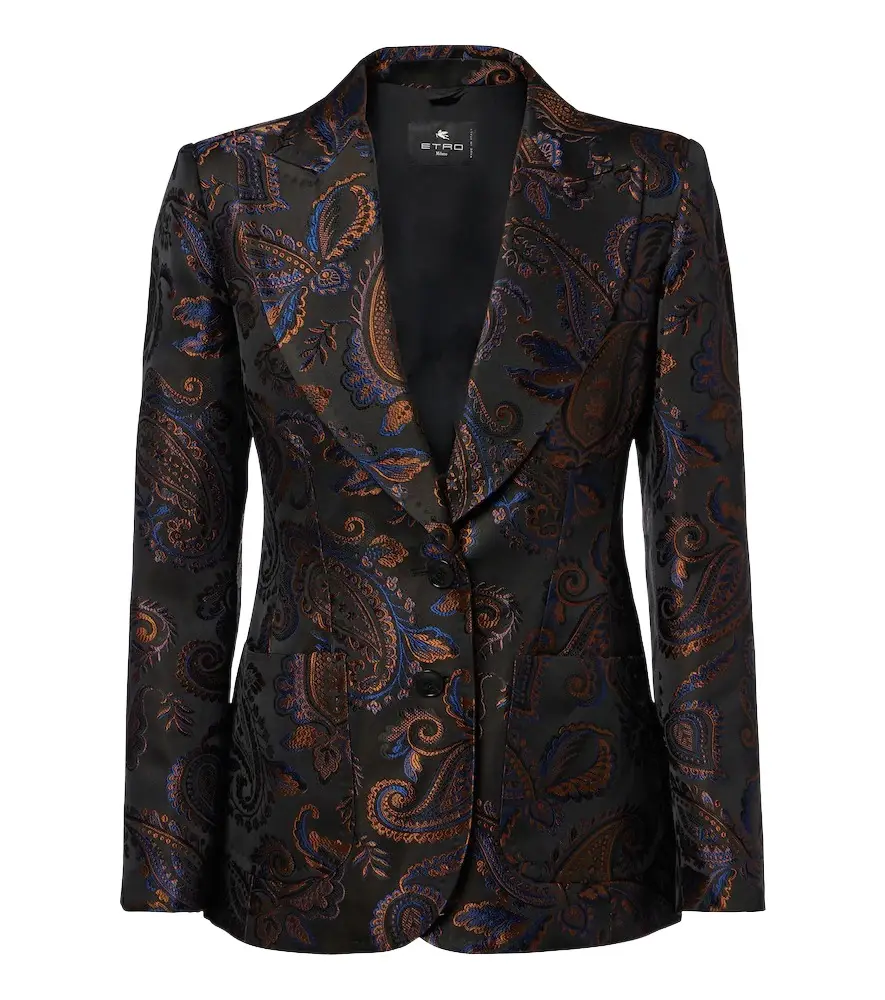 Paisley jacquard blazer Paisley jacquard blazer