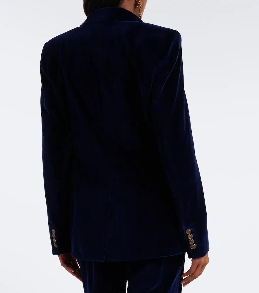 Etro Double-breasted cotton velvet blazer | Thumbnail 4 Etro Double-breasted cotton velvet blazer | Thumbnail 4